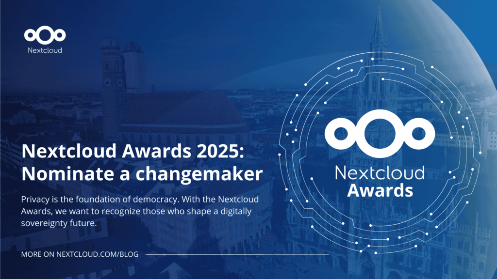 Nextcloud Awards 2025 blog featured image